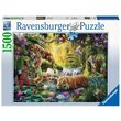 Puzzle Ravensburger - Idylle am Wasserloch, 1500 Teile