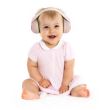 Casti antifonice pentru bebelusi, ofera protectie auditiva, SNR 25, ajustabila 47-54 cm, 12+ luni, roz, Reer SilentGuard Baby 53074