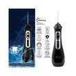 Irrigatore orale professionale Alinty AT77, 2000 impulsi, 5 testine, 3 velocità, serbatoio 200ml, ricarica USB, Nero