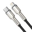 Kabel Typ C auf Lightning Baseus Coffee Series Metall Schwarz