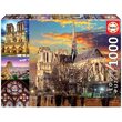 Puzzel Educa - Collage - Notre Dame de Paris, 1000 stukjes