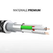 Cavo MFI Lightning a Type-C Lemontti Quick Charge Grigio