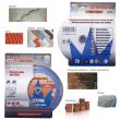 Disco diamantato turbo, cemento, taglio a umido e a secco, 180 mm/22,23 mm, Richmann