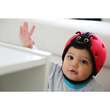 Casque de protection pour bébés avec mousse souple ultraléger réglable 7-24 mois rouge SafeHead Baby Ladybird SHB001