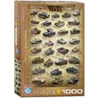 Puzzle Eurographics - Panzer des zweiten Weltkriegs, 1000 Teile