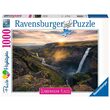 Puzzle Ravensburger - Haifoss-Wasserfall Island, 1000 Teile