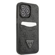Custodia Guess 4G Saffiano Doppia Carta per iPhone 13 Pro Nero