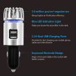 Purificatore d'aria per auto 2in1, con caricatore per auto USB, 2 porte
