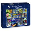 Puzzle 1000 Teile - Blaue Sammlung