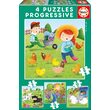 Puzzle Educa - Nutztiere, 6/9/12/16 Teile