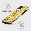 Coque iPhone 14 Burga double couche jus de citron