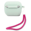 Funda Airpods Pro Guess Silicona Vintage Azul / Fucsia