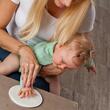 Set doppio stampo organico per l'impronta delle mani e dei piedini del bambino, Grunspecht 679-00