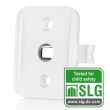 Pacchetto economico di 3 serrature per porte balcone e finestre, senza forare né incollare, bianco, Reer WinLock 70060