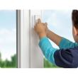 Pacchetto economico di 3 serrature per porte balcone e finestre, senza forare né incollare, bianco, Reer WinLock 70060