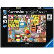 Puzzle 1500 piese Ravensburger - Eames House Of Cards