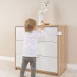 Set 3 sigurante pentru blocare sertare si usi de dulapuri REER 71080