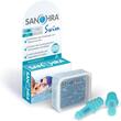 Earplugs for swimming, prevents water from entering the ears for adults, reusable, hypoallergenic, blue, SANOHRA Swim