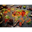 Puzzle 1000 piese Enjoy - World Map in Spices