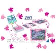 Organizator 3 In 1 Pentru Puzzle, Roz