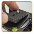 Tripod for cross line laser levels, 1.5 m, 1/4, aluminum, NEO