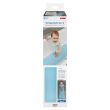 Antislipbadmat met zuignappen, natuurlijk rubber, antibacterieel, rechthoekig, 97 x 36 cm, blauw, MyHappyBath Mat XL, Reer 76033