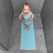 Antislipbadmat met zuignappen, natuurlijk rubber, antibacterieel, rechthoekig, 97 x 36 cm, blauw, MyHappyBath Mat XL, Reer 76033