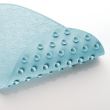 Antislipbadmat met zuignappen, natuurlijk rubber, antibacterieel, rechthoekig, 97 x 36 cm, blauw, MyHappyBath Mat XL, Reer 76033