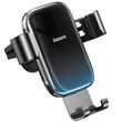 Baseus Auto Glaze Gravity Black Halterung (mit Belüftungsclip)