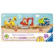 Puzzle 3 piese Ravensburger - Lemn Utilaje Constructii