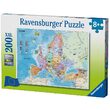 Puzzle Ravensburger - Europakarte auf Französisch, 200 Teile XXL