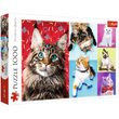 Puzzle Trefl - Gatti Felici, 1000 pezzi