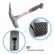Professioneller monolithischer Zimmermannshammer mit magnetischem Nagelhalter – RICHMANN EXKLUSIV