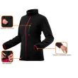 Fleecejack voor dames, model Woman Line, zwart, maat S/36, NEO