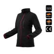 Fleecejack voor dames, model Woman Line, zwart, maat S/36, NEO