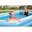 Aufblasbarer Pool für Kinder, rechteckig, blau, 305 x 183 x 46 cm, Bestway Family