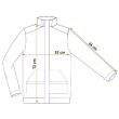 Chaqueta de trabajo polar, con refuerzos de Cordura, modelo Premium, talla M/50, NEO
