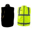 Arbeitsweste mit beidseitiger Reflektion gelb/schwarz, Nr. XXL/58, Neo Tools, 81-520-XXL