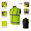 Arbeitsweste mit beidseitiger Reflektion gelb/schwarz, Nr. XXL/58, Neo Tools, 81-520-XXL