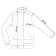 Chaqueta de trabajo, tejido Oxford, impermeable, amarillo, modelo Visibility, talla L/52, NEO