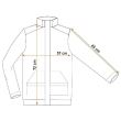 Arbeitsjacke, reflektierend, Fleece, gelb, Visibility-Modell, Größe M/50, NEO