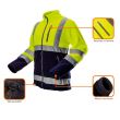 Arbeitsjacke, reflektierend, Fleece, gelb, Visibility-Modell, Größe M/50, NEO