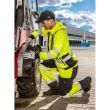 Pantalón de trabajo, reflectante, impermeable, amarillo, modelo Visibility, talla XXL/58, NEO