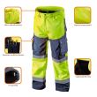 Pantalón de trabajo, reflectante, impermeable, amarillo, modelo Visibility, talla XXL/58, NEO