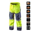 Pantalón de trabajo, reflectante, impermeable, amarillo, modelo Visibility, talla XXL/58, NEO