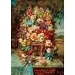 Puzzle 1000 piese Enjoy - Hans Zatzka: Flowers Still Life with Blue Tit