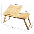 Tavolo per laptop, Artool, pieghevole, legno, naturale, 67x34,5x51 cm