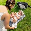 Borsa multifunzione 2in1, con foro per il cambio del pannolino del bambino, realizzata in plastica riciclata, Borsa organizer per la crescita posteriore 84071