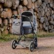 Zaino multifunzionale con foro per il cambio del pannolino del bambino, realizzato in plastica riciclata, Zaino Crescita Posteriore 84221