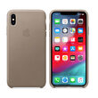 Original iPhone XS Max Apple Leather Taupe case (natural leather)